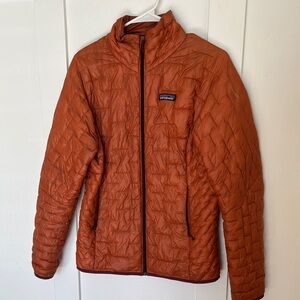 Patagonia Orange Quilted Jacket